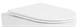 SINTESI Крышка с сиденьем белая матовая, дюропласт, микролифт для унитаза SIN-TS-EVI-151WM - фото 151579