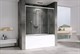 ABBER Шторка на ванну  Schwarzer Diamant AG57150, размер 150 см, двери раздвижные, стекло 6 мм - фото 151946