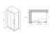 ABBER Душевой уголок  Schwarzer Diamant AG30140MH-S85M, размер 140x85 см, двери раздвижные, стекло 6 мм AG30140MH-S85M - фото 152076