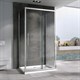 ABBER Душевой уголок  Schwarzer Diamant AG30160H-S85-S85, размер 160x85 см, двери раздвижные, стекло 6 мм AG30160H-S85-S85 - фото 152849