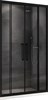 ABBER Душевая дверь  Schwarzer Diamant AG33150BH, ширина 150 см, двери раздвижные, стекло 6 мм - фото 153630