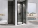 ABBER Душевая дверь  Sonnenstrand AG04110BS, ширина 110 см, двери распашные, стекло 6 мм - фото 153709