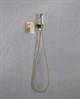 ABBER Смеситель  Daheim AF8225G с гигиеническим душем, золото матовое - фото 156550