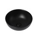 ABBER Раковина накладная  Bequem AC2105MB черная матовая, диаметр 36 см - фото 156811
