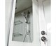 DETO Душевая кабина A01 с гидромассажем, размер 100x100 см, профиль глянцевый хром, стекло прозрачное - фото 157760