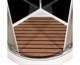 DETO Душевая кабина B01 BLACK, размер 100x100 см, профиль глянцевый хром, стекло тонированное - фото 158202