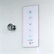 DETO Душевая кабина D08S LED, размер 80x80 см, профиль глянцевый хром, стекло матовое D08SLED - фото 158886