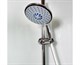 DETO Душевая кабина D08S LED, размер 80x80 см, профиль глянцевый хром, стекло матовое D08SLED - фото 158899