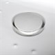 DETO Душевая кабина D09S, размер 90x90 см, профиль глянцевый хром, стекло матовое D09S - фото 159038