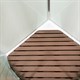 DETO Душевая кабина D09S, размер 90x90 см, профиль глянцевый хром, стекло матовое D09S - фото 159060