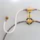 DETO Душевая кабина D90S LED, размер 90x90 см, профиль глянцевый хром, стекло матовое D90SLED - фото 159332