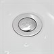 DETO Душевая кабина D90S LED, размер 90x90 см, профиль глянцевый хром, стекло матовое D90SLED - фото 159333