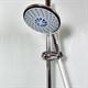 DETO Душевая кабина D90S LED, размер 90x90 см, профиль глянцевый хром, стекло матовое D90SLED - фото 159342