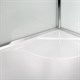 DETO Душевая кабина D10, размер 100x100 см, профиль глянцевый хром, стекло матовое - фото 159668