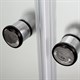 DETO Душевая кабина D120S L с электрикой, размер 120x80 см, профиль глянцевый хром, стекло матовое D120SLEL - фото 160172