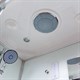 DETO Душевая кабина D120S L с электрикой, размер 120x80 см, профиль глянцевый хром, стекло матовое D120SLEL - фото 160175