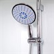 DETO Душевая кабина D120S LED L, размер 120x80 см, профиль глянцевый хром, стекло матовое D120SLLED - фото 160177