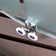 DETO Душевая кабина EM1580 LED, размер 80x80 см, профиль глянцевый хром, стекло с узором EM1580LED - фото 160930