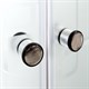 DETO Душевая кабина EM4590 с электрикой, размер 90x90 см, профиль глянцевый хром, стекло с узором EM4590EL - фото 162799
