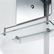 DETO Душевая кабина EM4590N LED, размер 90x90 см, профиль глянцевый хром, стекло с узором EM4590NLED - фото 162994