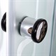 DETO Душевая кабина EM4510N без крыши, размер 100x100 см, профиль глянцевый хром, стекло с узором EM4510N - фото 163316