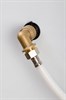 DETO Душевая кабина EM4512RN LED с гидромассажем, размер 120x80 см, профиль глянцевый хром, стекло с узором EM4512RNLED+GM - фото 164391