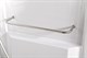 DETO Душевая кабина L510 с гидромассажем, размер 100x100 см, профиль матовый хром, стекло прозрачное - фото 168310