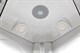 DETO Душевая кабина L680 LED с гидромассажем, размер 80x80 см, профиль матовый хром, стекло прозрачное - фото 169236