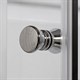 DETO Душевая кабина L680 LED с гидромассажем, размер 80x80 см, профиль матовый хром, стекло прозрачное - фото 169243