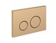 CERSANIT Кнопка TWINS для LINK PRO/VECTOR/LINK/HI-TEC пластик золотой матовый - фото 170993