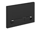 CERSANIT Кнопка ESTETICA для LINK PRO/VECTOR/LINK/HI-TEC пластик черный матовый с рамкой хром - фото 171161