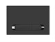 CERSANIT Кнопка ESTETICA для LINK PRO/VECTOR/LINK/HI-TEC пластик черный матовый с рамкой хром - фото 171162