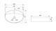 ABBER Раковина накладная  Bequem AC2112MW белая матовая, ширина 65 - фото 171407