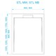RGW STL Душевой поддон квадратный  STL MB Черный мрамор, размер 90x90 см - фото 174344