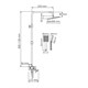 WASSERKRAFT Душевая система-стойка со смесителем с изливом, хром - фото 175050