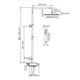 WASSERKRAFT Душевая система-стойка с термостатическим смесителем с изливом, черный / хром - фото 175383