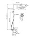 WASSERKRAFT Душевая система-стойка со смесителем с изливом, золото - фото 175544