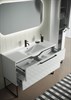 SANVIT СИТИ Тумба напольная для ванной комнаты с раковиной, 2 выдвижных ящика на металлической раме - фото 175583