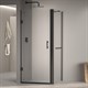 RGW Passage Душевой уголок PA-36-1B (PA-06B + Z-060-2B + держатель O-204B), квадратный, размер 80x80 см, двери распашные 410836188-014