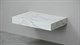 VELVEX UNIQUE UNIT Столешница влагостойкая  Unit 80x50x11 белый мрамор, ширина 80 см - фото 178416