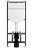 VITRA Комплект: унитаз подвесной Normus L-box безободковый, с микролифтом, система инсталляции для унитазов с кнопкой смыва - фото 178796
