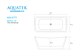 AQUATEK Верса Ванна акриловая отдельностоящая,  размер 170x80 см, цвет белый, в комплекте со сливом и ножками - фото 178844