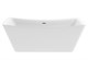 AQUATEK Верса Ванна акриловая отдельностоящая,  размер 170x80 см, цвет белый, в комплекте со сливом и ножками - фото 178846
