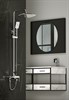 BELBAGNO Acqua Душевая стойка со смесителем для ванны, верхним и ручным душем, хром ACQUA-VSCM-CRM - фото 179323
