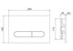 BELBAGNO Due Комплект 3 в 1 Унитаз подвесной с сиденьем BelBagno DUE BB3103CHR/SC + Система инсталляции для унитазов BelBagno BB002-80  с кнопкой смыва BB005-PR-CHROME - фото 179579