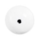 BELBAGNO Раковина накладная керамическая BB1315, круглая, 415х415х135, цвет белый - фото 180008