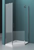 BELBAGNO Kraft Душевой уголок пятиугольный, размер 100х100 см, двери распашные, стекло 6 мм - фото 182572
