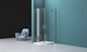 BELBAGNO Kraft Душевой уголок полукруглый, размер 100х100 см, двери распашные, стекло 6 мм - фото 182612