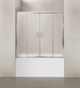 BELBAGNO Uno Шторка на ванну, размер 170 см, двери раздвижные, стекло 5 мм - фото 183142