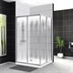 BELBAGNO Uno-195 Душевой уголок прямоугольный, размер 120х90 см, двери раздвижные, стекло 5 мм UNO-195-AH-2-120/90-CH-CR - фото 183374